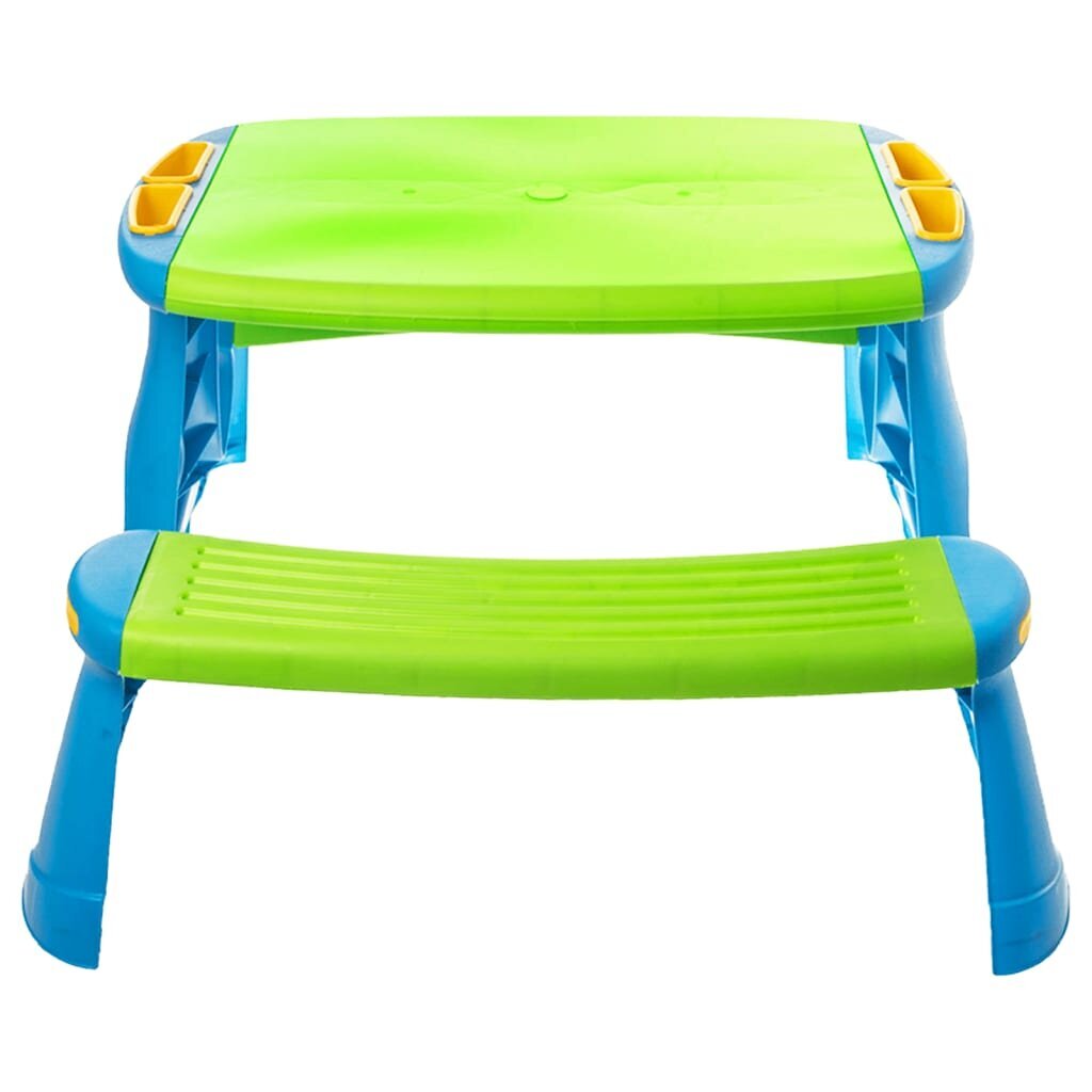 Piknika galds ar solu bērniem vidaXL, 89,5x84,5x48 cm cena un informācija | Bērnu rotaļu laukumi, mājiņas | 220.lv