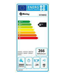 Trauku mazgātājs Balay 3VF5630NA cena un informācija | Trauku mazgājamās mašīnas | 220.lv