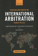 Redfern and Hunter on International Arbitration: Student Version cena un informācija | Ekonomikas grāmatas | 220.lv