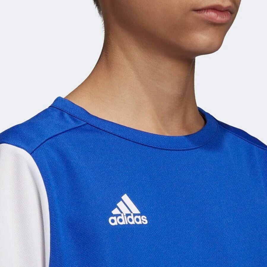 Treniņu krekls Adidas Estro 19 Jersey Junior, zils, 176cm cena un informācija | Futbola formas un citas preces | 220.lv