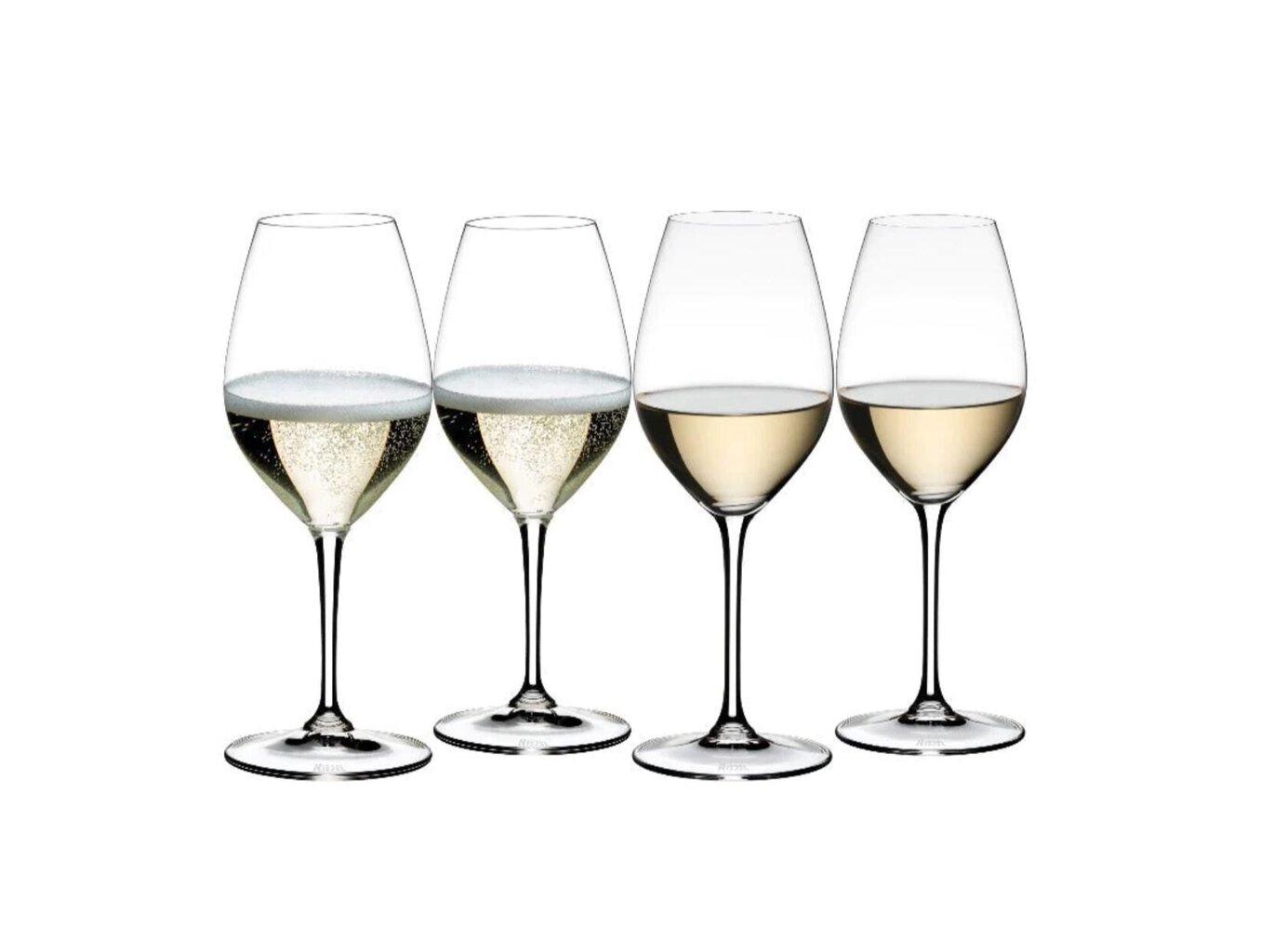 Riedel Wine Friendly baltvīna/šampanieša glāžu komplekts, 4 gab cena un informācija | Glāzes, krūzes, karafes | 220.lv