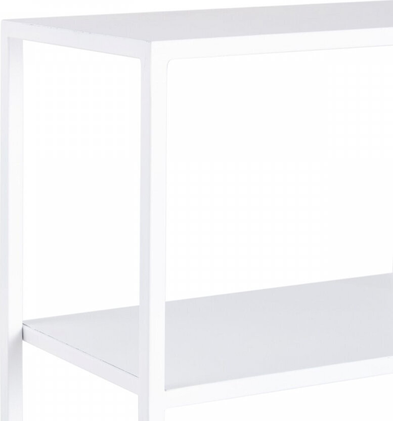 Bigbuy Home Plaukti SQUARE Metāls Balts 80 x 26 x 180 cm cena un informācija | Plaukti | 220.lv
