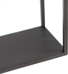 Полка 36 x 12 x 36 cm Чёрный Позолоченный Металл цена и информация | Полки | 220.lv
