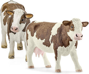 Фигурка коровы Schleich 13801 Simmental Cow цена и информация | Игрушки для мальчиков | 220.lv