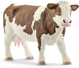 Фигурка коровы Schleich 13801 Simmental Cow цена и информация | Игрушки для мальчиков | 220.lv