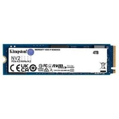 Kingston NV2 SNV2S/4000G 4TB M.2 NVMe cena un informācija | Iekšējie cietie diski (HDD, SSD, Hybrid) | 220.lv