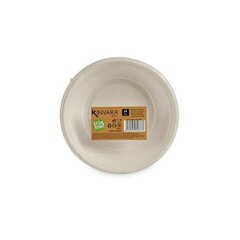 Набор посуды Компостируемый Белый 64 штук цена и информация | Праздничная одноразовая посуда | 220.lv