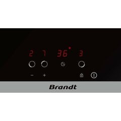 Стеклокерамическая панель Brandt BPV6320B 60 cm 5300 W цена и информация | Варочные поверхности | 220.lv