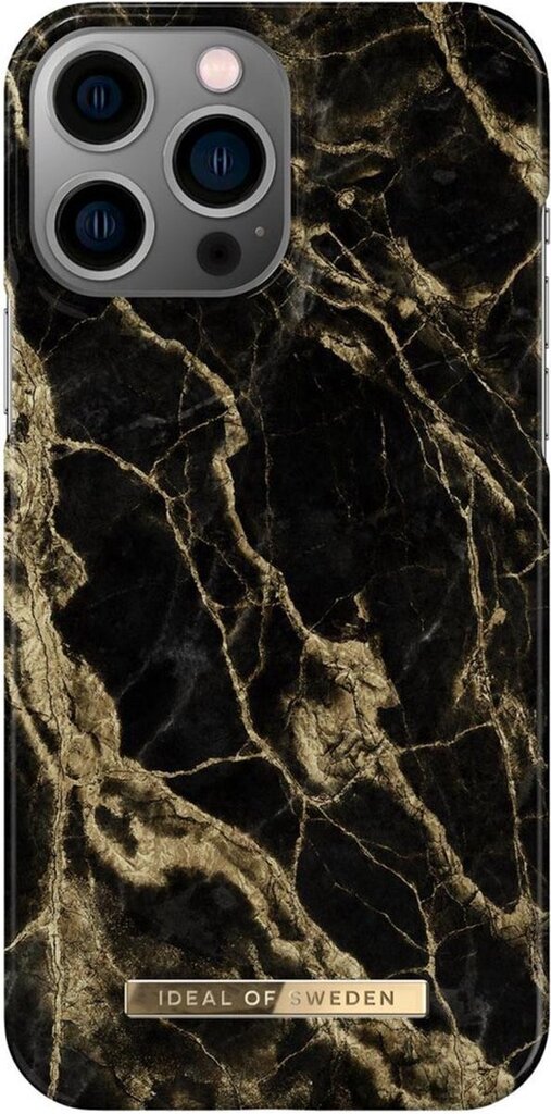 iDeal Of Sweden Golden Smoke Marble, melns cena un informācija | Telefonu vāciņi, maciņi | 220.lv