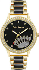 Juicy Couture Sieviešu Pulkstenis Juicy Couture JC_1334BKGP S7235085 cena un informācija | Sieviešu pulksteņi | 220.lv