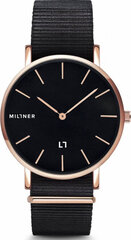 Женские часы Millner HALLFIELD S BLACK FABBRIC цена и информация | Женские часы | 220.lv