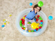 Bestway bērnu baseins ar bumbiņām, 91x20, zili punktiņi cena un informācija | Baseini | 220.lv