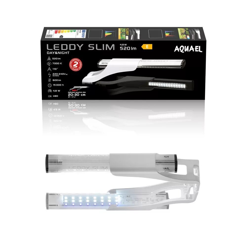 Apgaismojums akvārijiem Leddy Slim Sunny LED, 4.8 W cena un informācija | Akvāriji un aprīkojums | 220.lv
