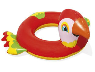Piepūšamais peldēšanas riņķis Bestway, 84x76cm, sarkans cena un informācija | Piepūšamās rotaļlietas un pludmales preces | 220.lv