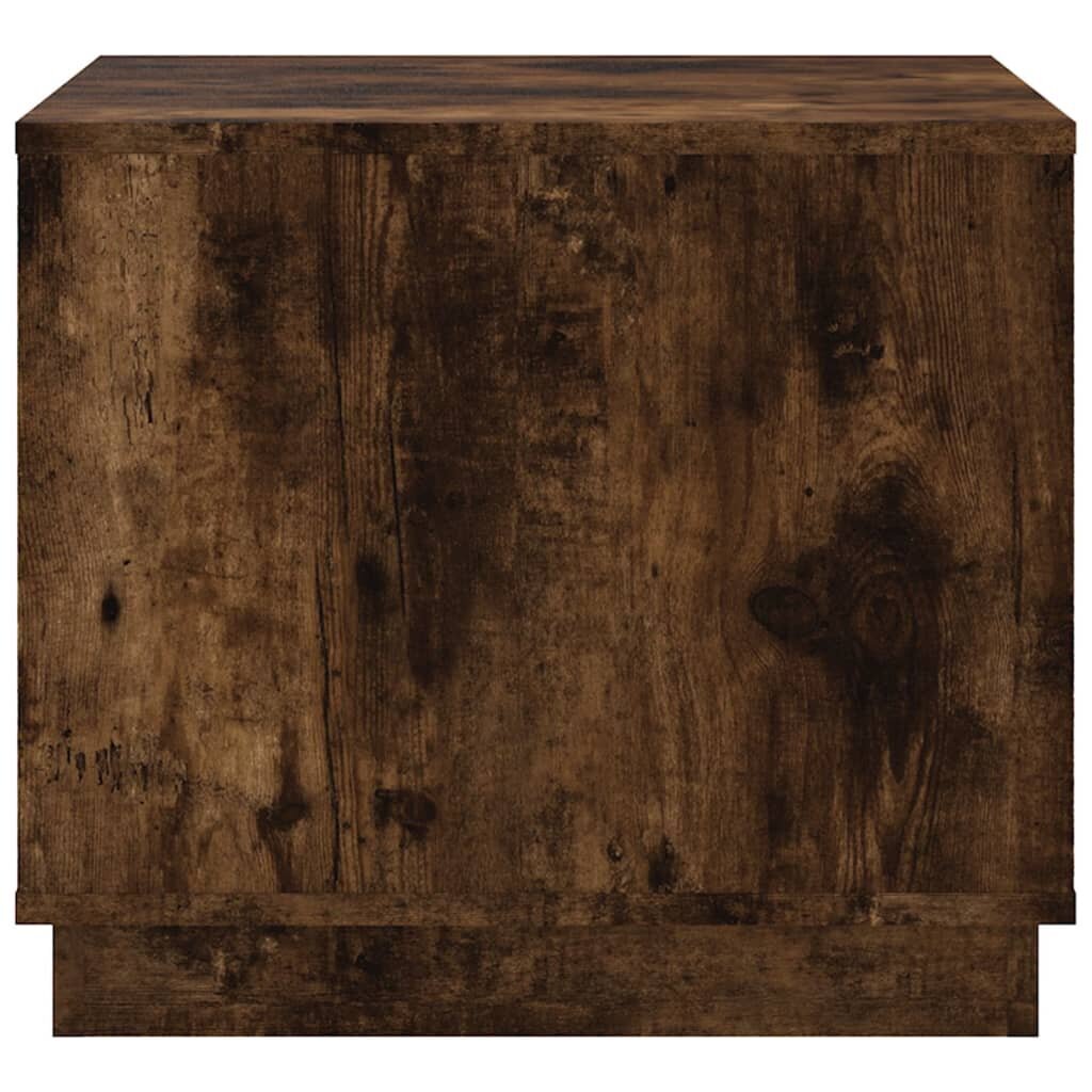 vidaXL kafijas galdiņš, ozolkoka krāsa, 51x50x44 cm, inženierijas koks cena un informācija | Žurnālgaldiņi | 220.lv