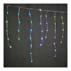 LED aizkaru gaismas Icicle Daudzkrāsains (300 x 70 cm) cena un informācija | Ziemassvētku lampiņas, LED virtenes | 220.lv