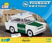 Konstruktors Cobi Cars Trabant 601 Policija, 81 el. цена и информация | Konstruktori | 220.lv