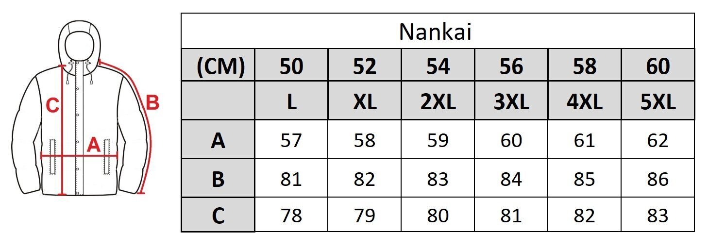 Virsjaka vīriešiem Nankai 2371, bēša cena un informācija | Vīriešu virsjakas | 220.lv