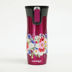 Termokrūze, Contigo West Loop 470 ml, Raspberry - Meadow цена и информация | Термосы, термокружки | 220.lv