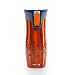 Termokrūze, Contigo Byron 470 ml, Orange - Coffe Day цена и информация | Термосы, термокружки | 220.lv