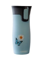 Termokrūze, Contigo Byron 470 ml, Gaiši zilais - Spring Vibes цена и информация | Термосы, термокружки | 220.lv