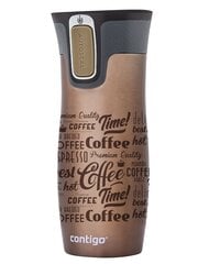 Termokrūze, Contigo West Loop 470 ml, Latte - Coffe Time cena un informācija | Termosi, termokrūzes | 220.lv