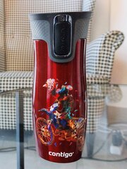 Termokrūze, Contigo Byron 470 ml, Sarkanais - Motocross cena un informācija | Contigo Mājsaimniecības preces | 220.lv