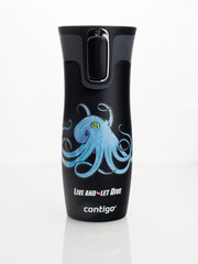 Termokrūze, Contigo West Loop 470 ml, melns- Octopus cena un informācija | Contigo Mājsaimniecības preces | 220.lv