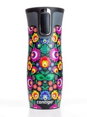 Termokrūze, Contigo West Loop 470 ml, melna- Folklora cena un informācija | Contigo Mājsaimniecības preces | 220.lv