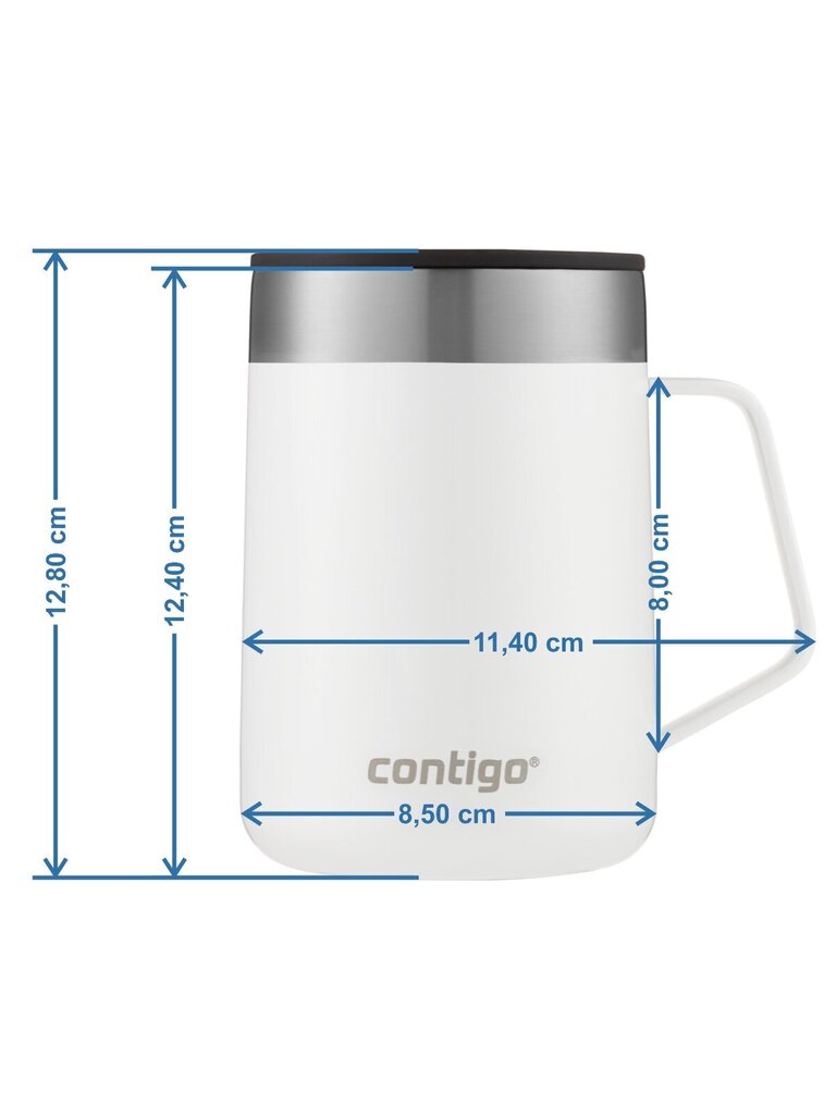 Termokrūze, Contigo Streeterville 420 ml, Zilais cena un informācija | Termosi, termokrūzes | 220.lv