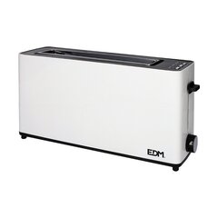 Тостер EDM White Design Белый 900 W цена и информация | Тостеры для еды | 220.lv