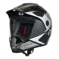 X-Street(XL) GraphicTitanium (630) ķivere cena un informācija | Moto ķiveres | 220.lv