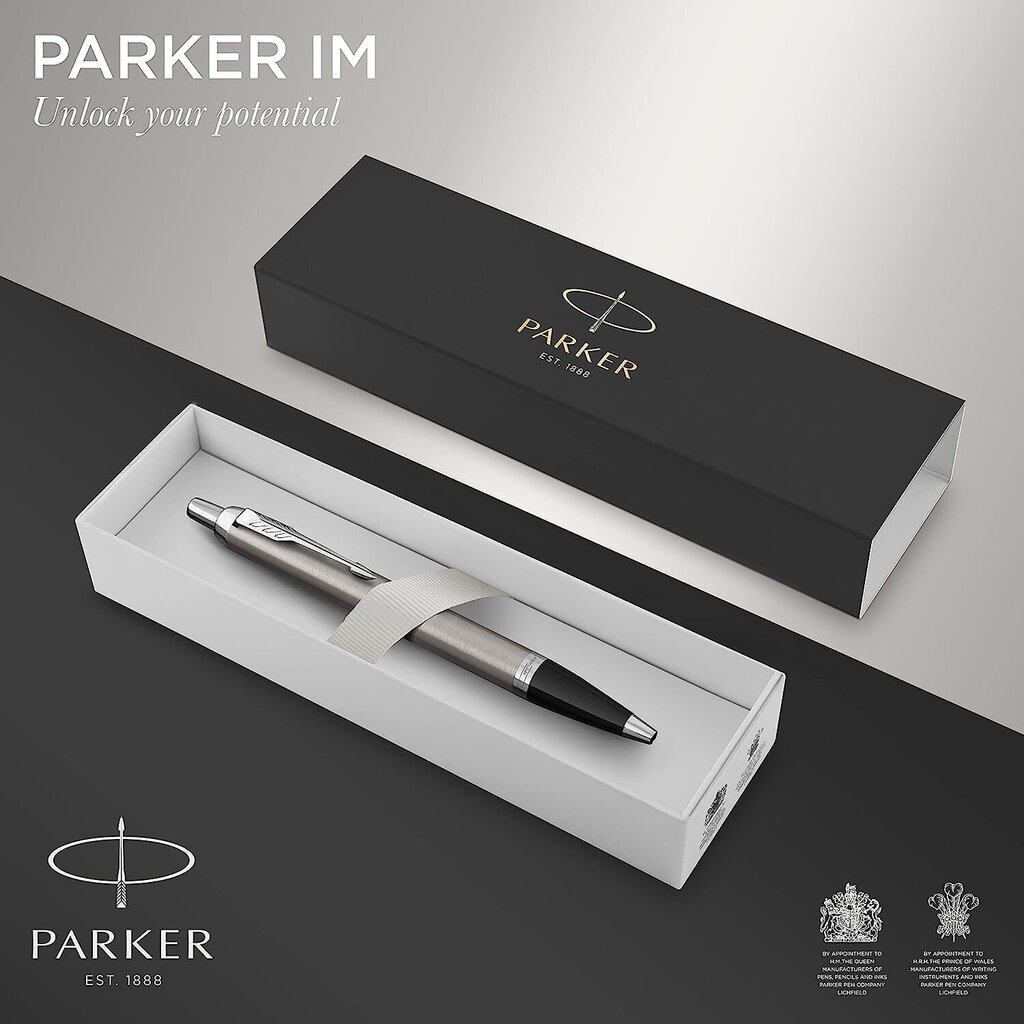 Lodīšu pildspalva Parker Im Essential Stainless Steel Ct цена и информация | Rakstāmpiederumi | 220.lv