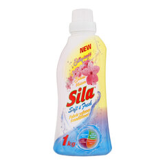 Sila Soft & Fresh Silky Sense veļas mīkstinātājs, 1 kg cena un informācija | Veļas mazgāšanas līdzekļi | 220.lv