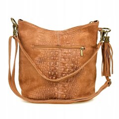 Кожаная женская сумочка, коричневая цена и информация | Женские сумки | 220.lv