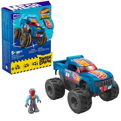 Конструктор Hot Wheels Monster Truck, 80 эл. цена и информация | Конструкторы и кубики | 220.lv