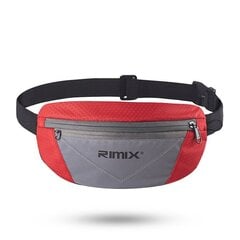 RIMIX RM0003 sporta skriešanas josta, sarkana cena un informācija | Telefonu vāciņi, maciņi | 220.lv