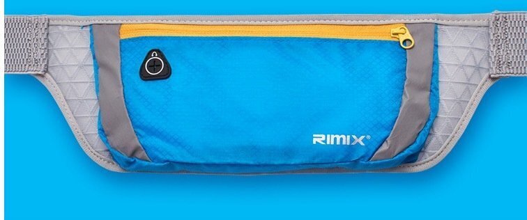 RIMIX RM005 universāla sporta skriešanas josta, zila cena un informācija | Telefonu vāciņi, maciņi | 220.lv