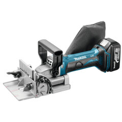 MAKITA JOINT CUTTER / LAB 18V 2 x 3.0Ah CASE MAKPAC DPJ180RFJ цена и информация | Пилы, циркулярные станки | 220.lv