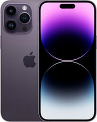 Apple iPhone 14 Pro Max 128GB Deep Purple MQ9T3YC/A цена и информация | Мобильные телефоны | 220.lv