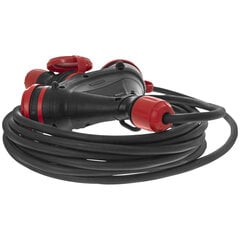 AWTOOLS EXTREME CABLE 40m 3x2.5mm 3 РОЗЕТКИ IP54 16A/4000W цена и информация | Удлинители | 220.lv