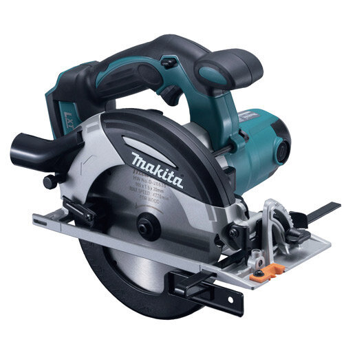 MAKITA Ripzāģis 18V 165mm LI-ION bez baterijas un lādētāja DHS630Z cena un informācija | Zāģi, ripzāģi | 220.lv