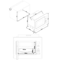 микроволновую печь Continental Edison CEMOC34IXE 34 L 1100 W цена и информация | Микроволновые печи | 220.lv