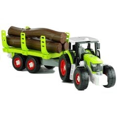 Детский трактор с прицепом и аксессуарами Lean Toys, 43 см цена и информация | Конструктор автомобилей игрушки для мальчиков | 220.lv