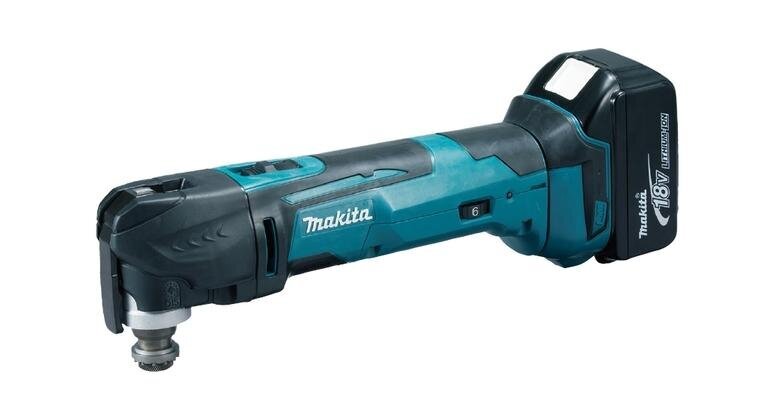 MAKITA MULTI-TOOL 18V 2 x 3,0Ah LI-ION + PIEDERUMI + MAKPAC futrālis цена и информация | Slīpmašīnas | 220.lv