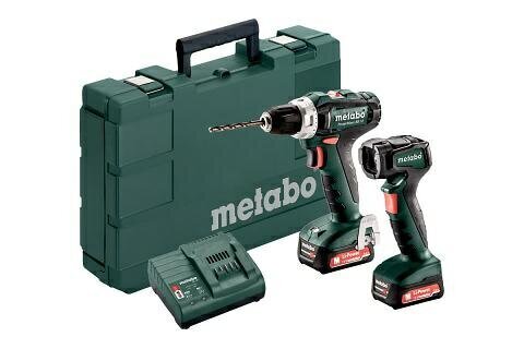 METABO.SKrūvgriezis BS 12 BL + LUKTURIS ULA 12 + MULTITOOL цена и информация | Skrūvgrieži, urbjmašīnas | 220.lv