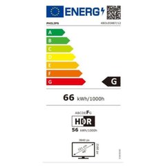 Viedais TV Philips 48OLED887 48" 4K ULTRA HD OLED WIFI cena un informācija | Televizori | 220.lv