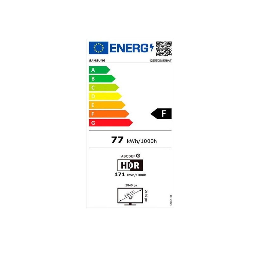 Viedais TV Samsung 55QN85B 55" 4K Ultra HD NEOQLED Wifi цена и информация | Televizori | 220.lv