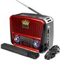 Retro MP3 radio atskaņotājs Golon RX-BT455S saules baterija cena un informācija | Radioaparāti, modinātājpulksteņi | 220.lv