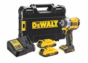 DEWALT УДАРНЫЙ гайковерт 1/2&quot; 18В 406Нм 2x2.0Ач TSTAK RING DCF921D2T цена и информация | Шуруповерты, дрели | 220.lv